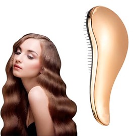 Rose Gold Detangling Comb,RUAKIVA Cepillo para Cabello,Desenreda Tu Cabello Fácilmente,Cepillo Desenredante con Cerdas Suaves para Cabello Húmedo...  