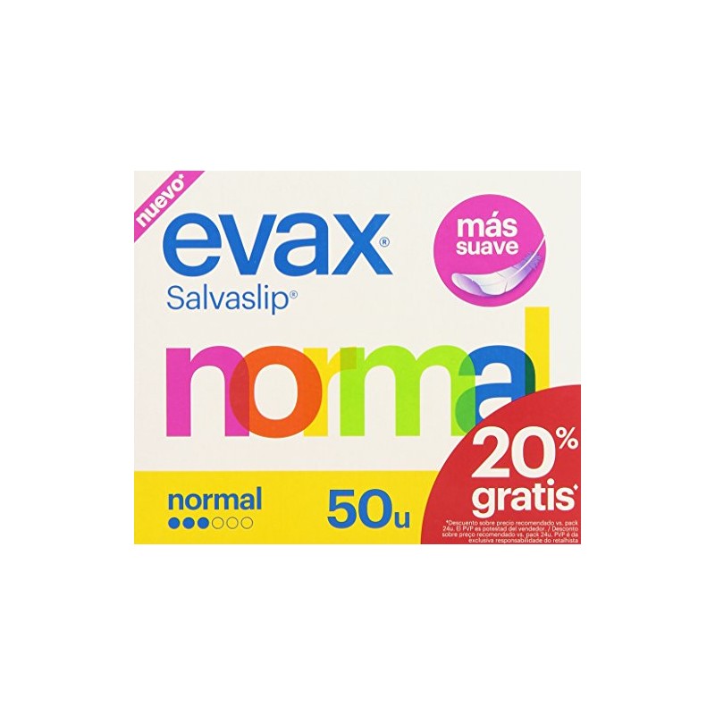 Evax Normal Slipeinlage 50-Stücke