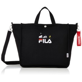 Fila Tote Bag, Snoopy Collaboration, PEANUT Brand, Canvas, 2-way, Lightweight, Lightweight, Crossbody Bag, Shoulder Side Bag, Cotton, Sports, Travel Bag, Junior High School Students, Adults, Stylish,