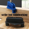 Scribe Tool Woodworking,Center Finder Tool,All-in-One Wood Scribe Tool,Multi-Function Center Finder
