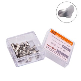 50Pcs Dental 50μm Sectional Contoured Metal Matrices Matrix Refill (Small with Ledge)