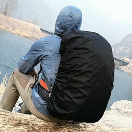 Lobwerk Rain Cover Rain Cover Rain Cover for Backpack School Bag, black