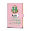 JOHSBYD AKA Sorority Gift Leather Combination Lock Notebook for Women