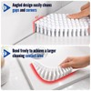 Flexible Cleaning Brush-Bendable Crevice Brush for Bathroom and Kitchen-Soft Scrub