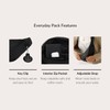 Vooray Everyday Pack - Black, Sleek and Functional Waist Pack
