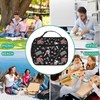 Droerfes Hockey Insulated Lunch Box Reusable Lunch Bag Women Men