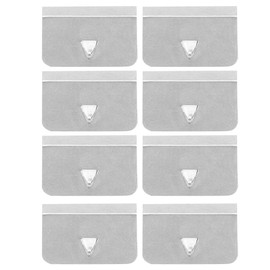 Suuonee Wind Deflector Clips, Universal Car Acero Inoxidable Wind Rain Deflector Fijación de Canales Conjunto de Clips de retención(8pcs)