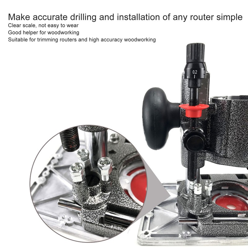 Aluminium Router Table Insert Plate for Woodworking Benches Milling Trimming