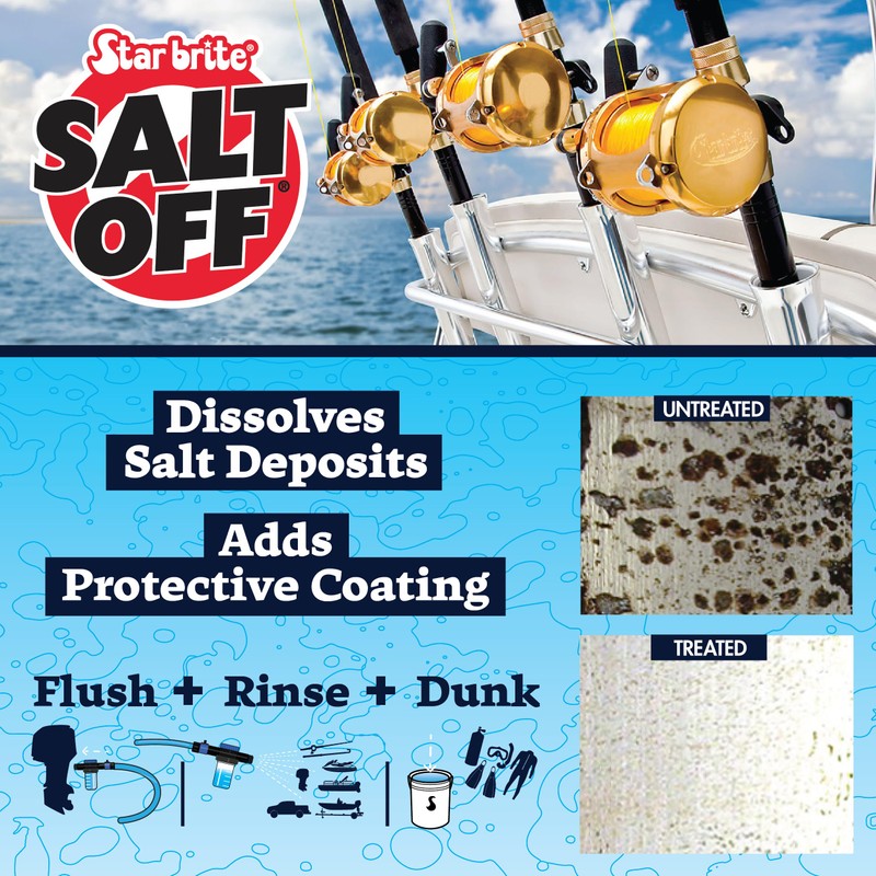 STAR BRITE Salt Off Spray - Ready-To-Use Salt Remover Wash