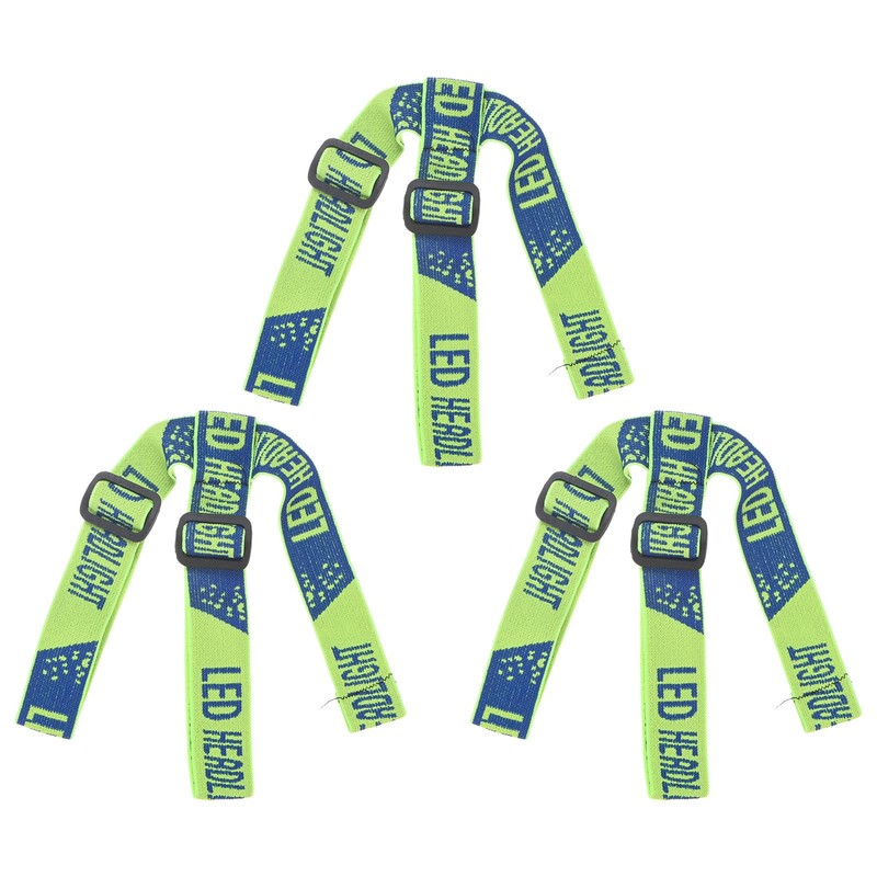 M METERXITY 3-Pack Headlamp Strap Replacement Headband, High Elastic Headlamp