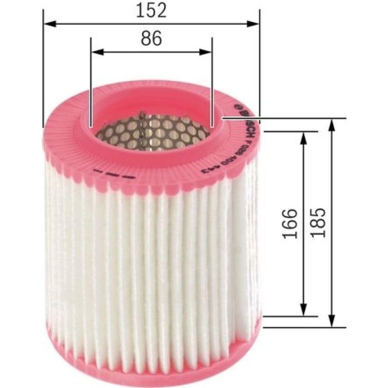 Bosch Automotive S0443 Air Filter Car