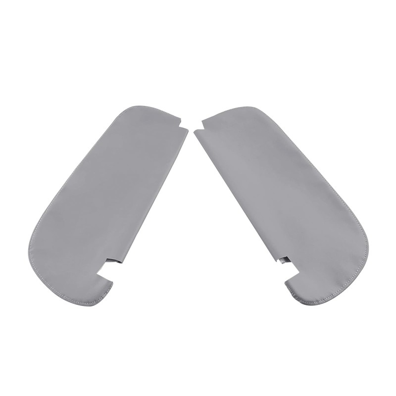 Zieichy Left & Right Sun Visor Replacement Leather Cover Gary