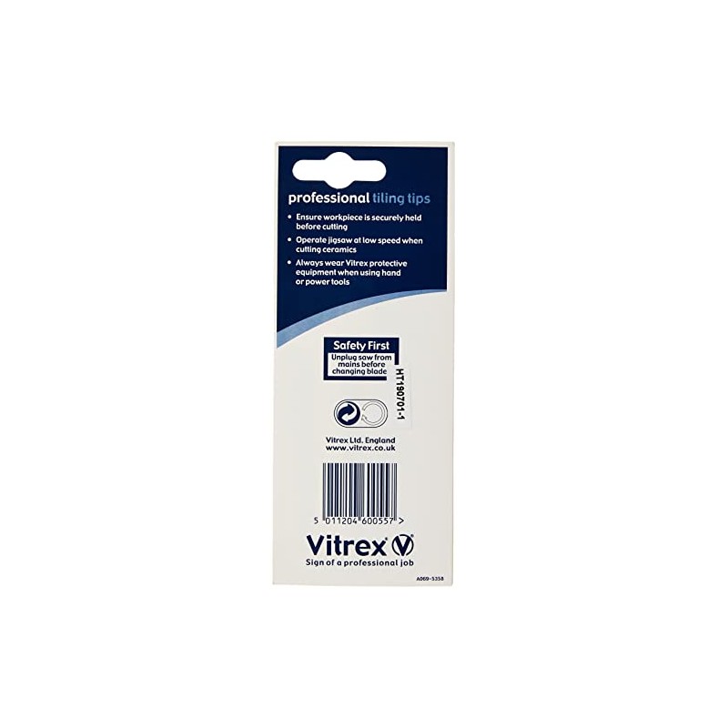 Vitrex 10 2766 T/C Jigsaw Blades (Pack of 2) Bosch