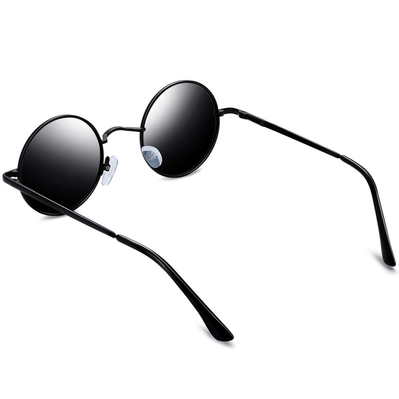 Joopin Women’s Men’s Vintage Round Sunglasses – Retro Lennon Circle