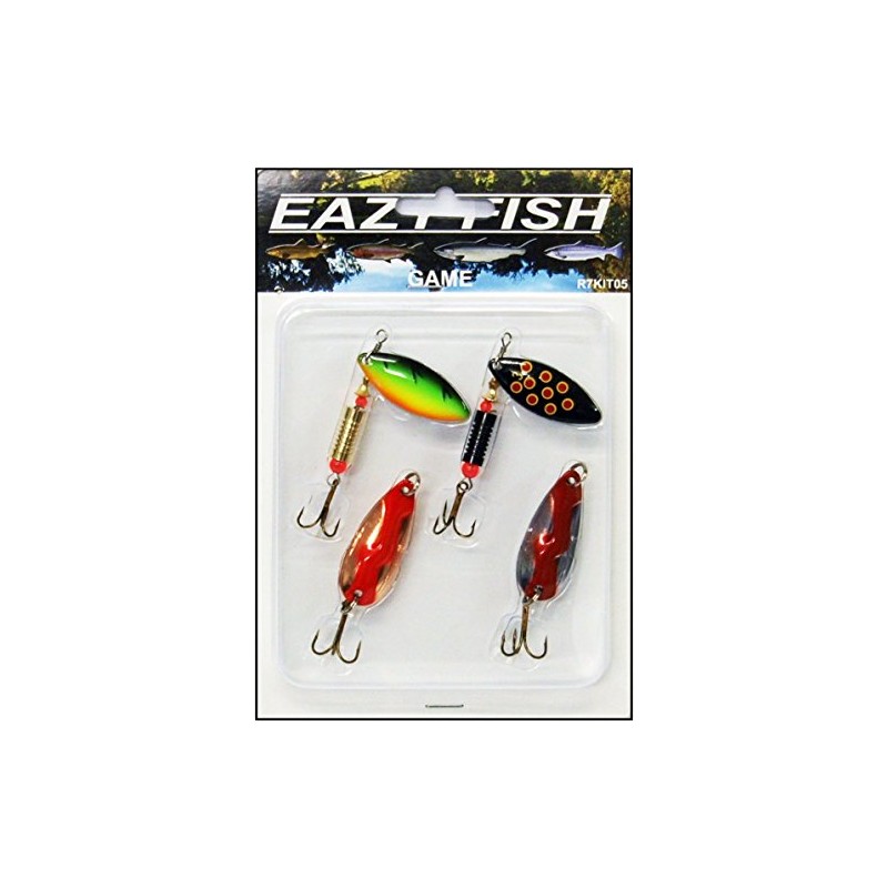 Eazy Fish Kit Assortment of Game Lures - Assorted Colours