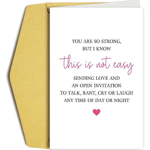 Oamiolek Support Card for Men Women, Thinking of You Card