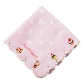 Jill Stuart 09201205 Women's Handkerchief Towel Hand Towel 09201205A, Pink (A) Approx. Width 11.0 x Height 11.0 inches (28 cm) x Height 11.0 inches (28 cm), Pink (A)
