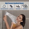 Iriber Ceiling Mounted Shower Faucet Set 8in Rainfall Head Combo
