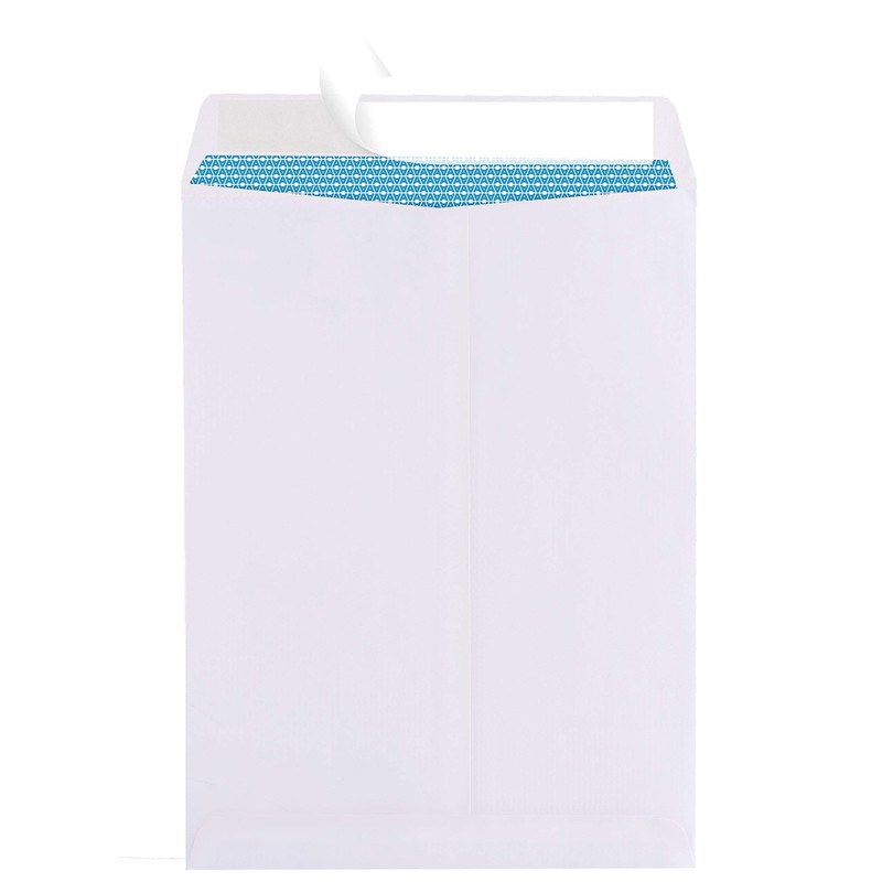 Aimoh 100 10 x 13 Self-Seal Security White Catalog Envelopes