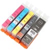 Printer Ink Cartridge Set No Fading Accurate Ink Cartridge Replacement