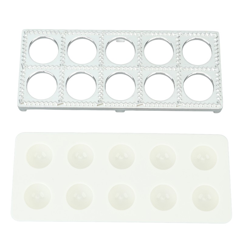 Ravioli Maker Press 10 Holes Iron ABS Durable Square Ravioli