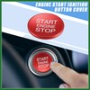 Motoforti Car Auto Engine Start Stop Ignition Button Overlay Cover
