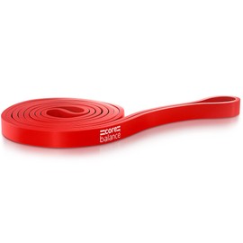 Core Balance Long Loop Resistance Band For Assisted Pull Ups Natural Latex (Red 7kg to 15kg)