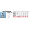 316 Stainless Steel Straight D Shackle 1/4" (no snag pin)