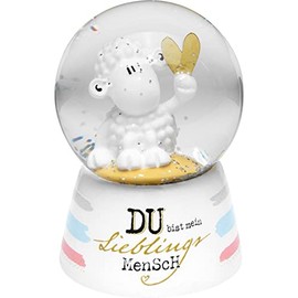 Sheepworld 46953 Snow Globe with Human Motif Glass Polyresin Height 6.5 cm Gift Boyfriend Girlfriend