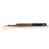 Titanium Gold Diamond Grip Tweezers 5.50” Curved | 0.71 oz