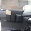 Ipetboom Car Door Armrest Pad with Pocket Luxurious Leather Support
