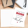 Mcduldul Thank You Card for Boss or Boss Lady |