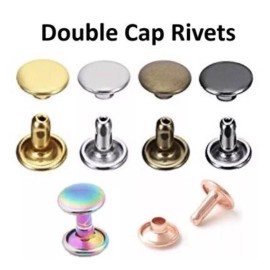 Chair & Chisel 4mm Gunmetal Double Cap Rivets