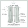 EXCLUSIVE HOME Chateau Striped Faux Silk Grommet Top Curtain Panel