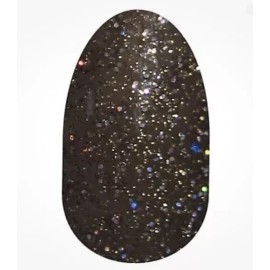 Color Street Nail Strips ~ ONLY IN VEGAS ~ Retired Black Glitter ~ NIP