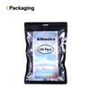 Alibasics 100 Pcs Holographic Bags, Rainbow Color Mylar Smell Proof