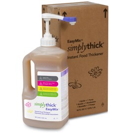 SimplyThick EasyMix | 302 Servings | Gel Thickener for those with Dysphagia & Swallowing Disorders | Won't Alter The Taste of Liquid | Easy to Prepare | Large 55 Fl Oz Bottle with Pump
