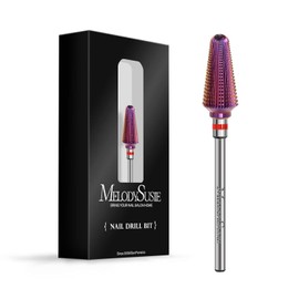 MelodySusie Professional Tornado Nail Cutter Bits 3/32 Inch Carbide Tungsten Multifunctional Cutter Bits, Nail Cutter Attachments for Manicure/Pedicure/Cuticle/Gel Polishing