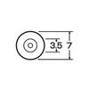 Sanwa Supply TK-CAP4 AV Jack Cap (for Mini Pin Jacks),