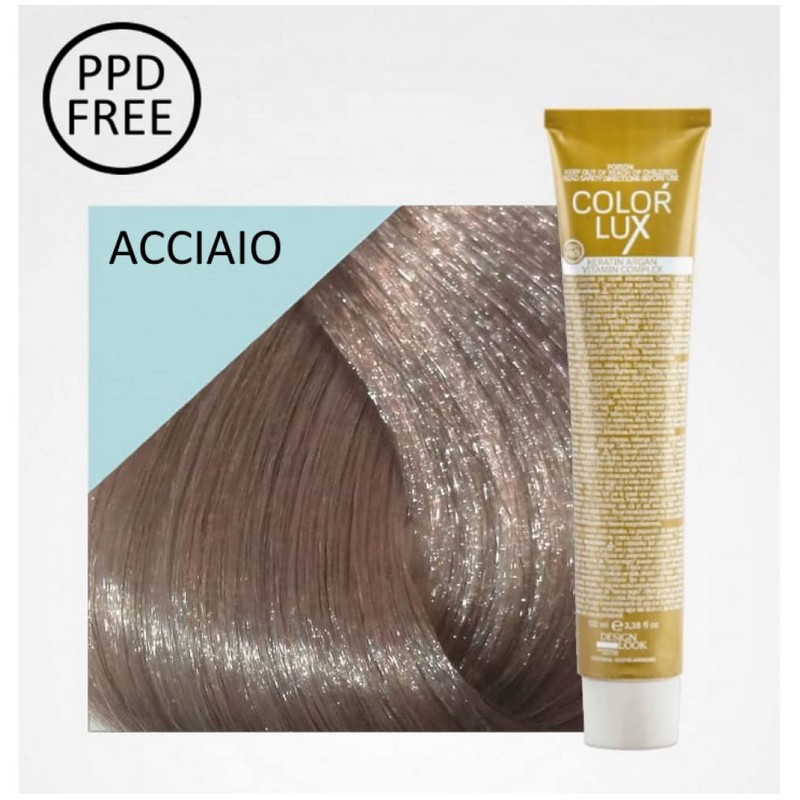 DESIGN LOOK Estándar Lux Steel Dye, 100 ml, Plain