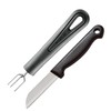 Westmark Messer + Pellkartoffelgabel mit 3 Zinken, Set 2-tlg., Rostfreier