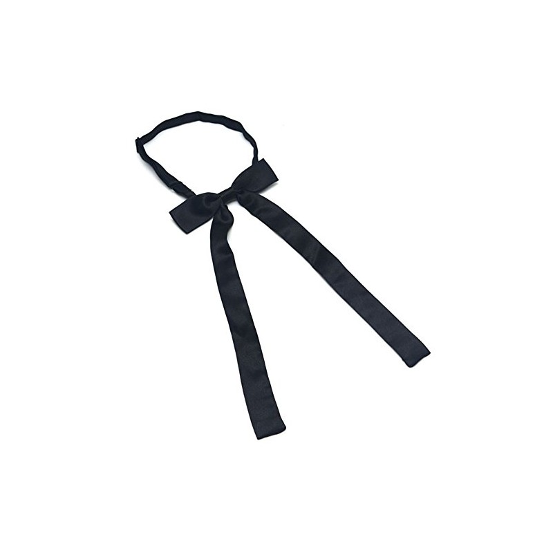 TieurTie Girls Bow Tie, Black, Stylish, Single Bow Tie, Juniors,