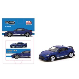 Tarmac Works 1/64 Toyota GR86 HKS Blue Tarmac Works MiJo Exclusive Occitane Mini Car