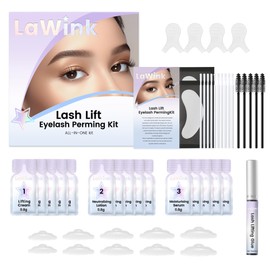 LaWink Lash Lift Kit Eyelash Extension Kit Lash Perm Kit Eyelash Lifting Lash Curling Semi-Permanent Curling Perming Wave Professional Salon at Home