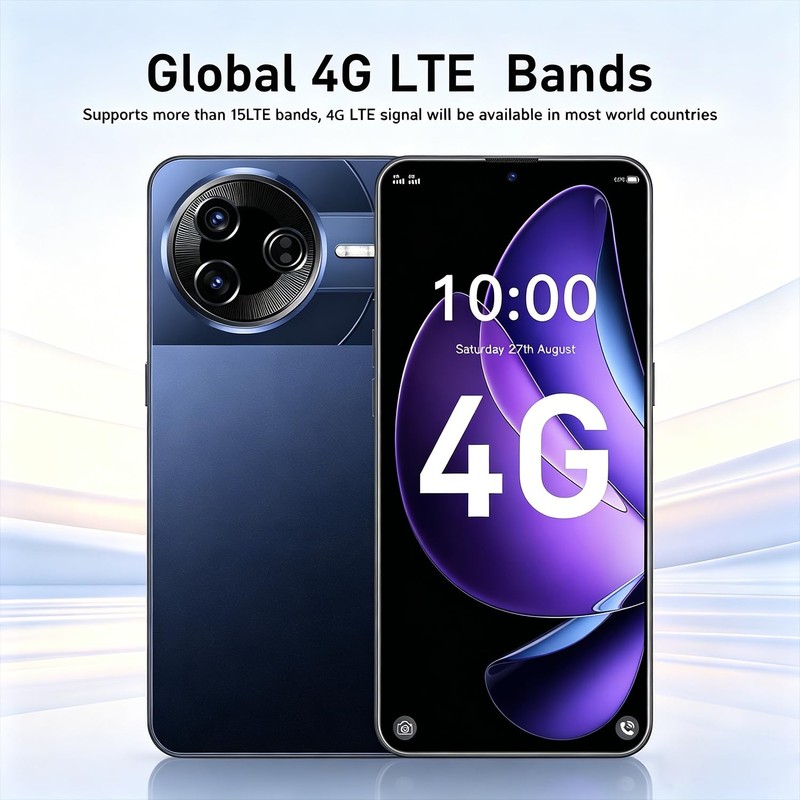 TryFirst Unlocked 4G Mobile Phones, 6.6 Inch HD+ Display, Dual