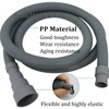 AcbbMNS 6.56 Feet (2M) Washing Machine Drain Hose Extension Kit,