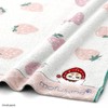 Towel Museum mofusand Strawberry Wash Towel with Loop, Pink, Cat,