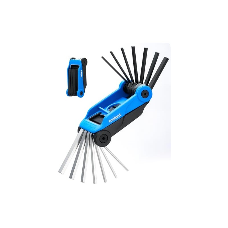 Kraftek 14PCS Folding Allen Wrenches Sets(Metric and SAE), Metric Hex