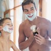 7Pcs Men Shaving Brushes Wood Handle, Professional Salon Tools Hand