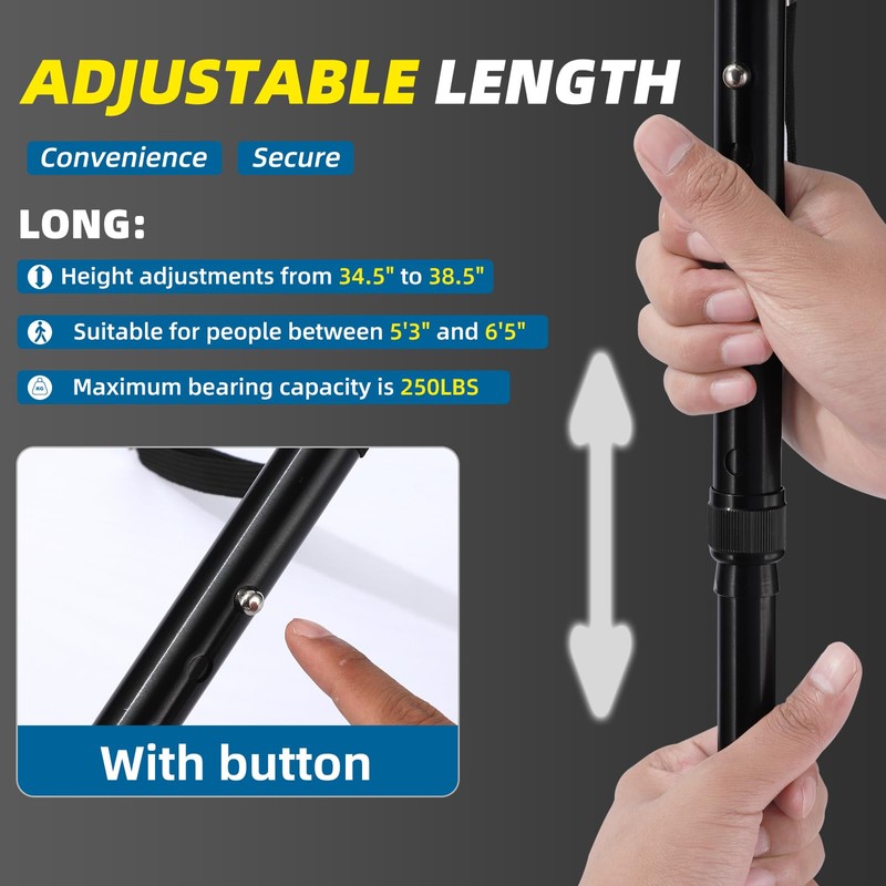 Ready Walker Smart Cane，CaneHero Walking Canes for Women & Men，Freedom